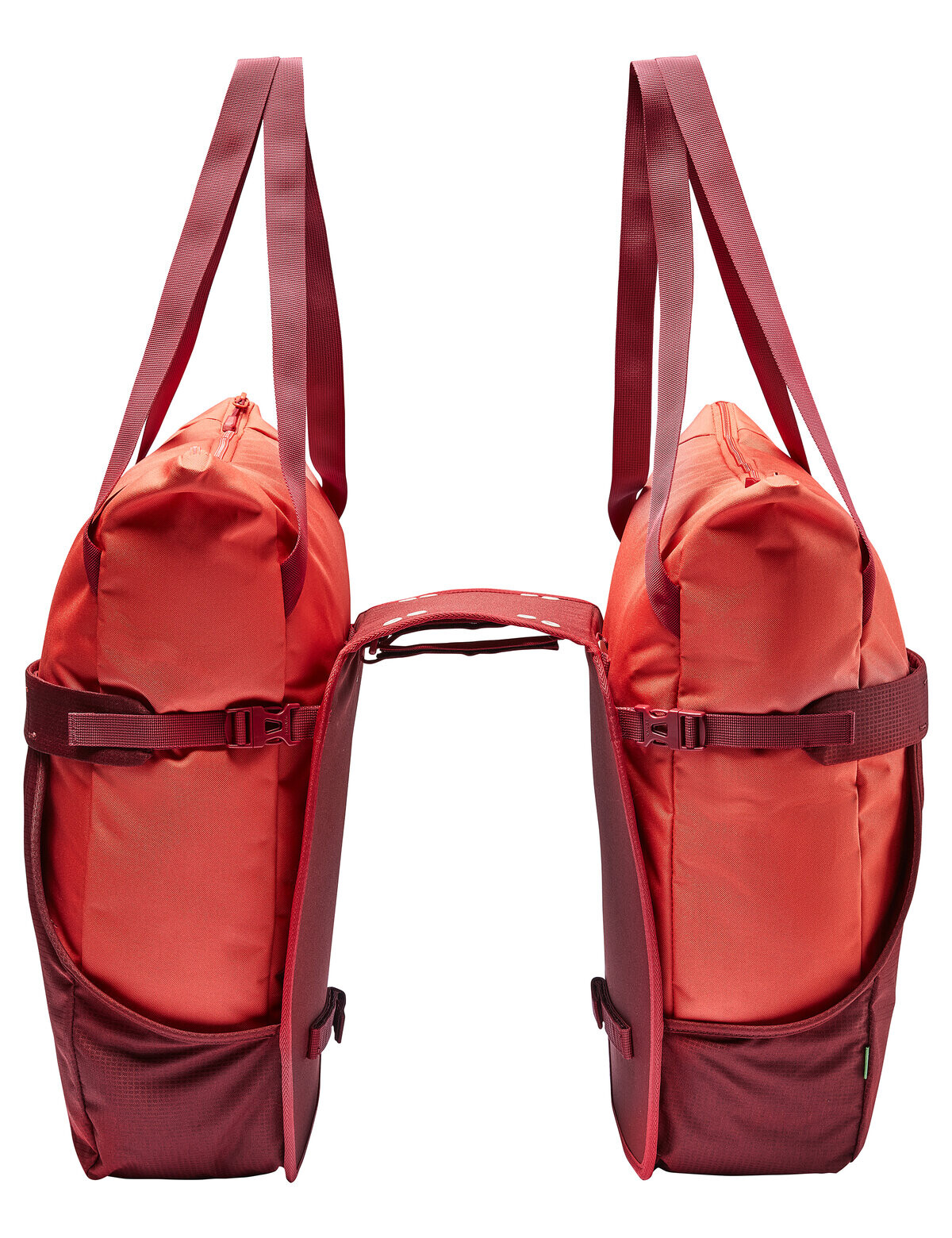 TwinShopper Fahrradtaschen hinten hotchili