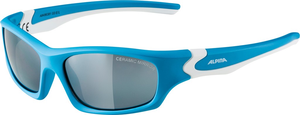ALPINA FLEXXY TEEN, cyan-white  -