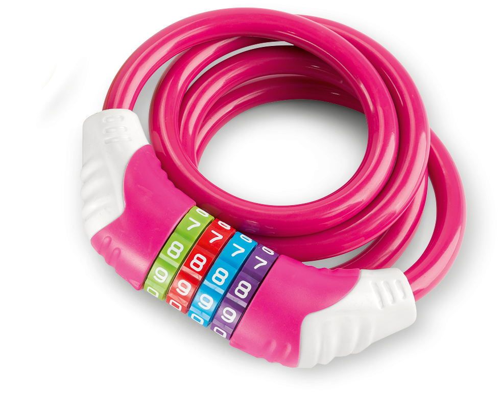 Puky Kinder-Fahrradschloss Lovely Pink